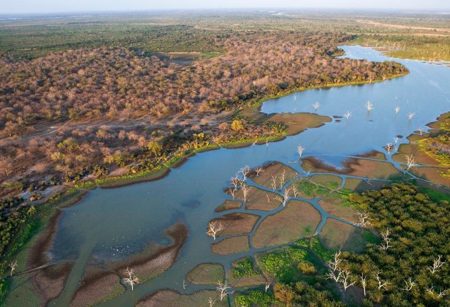 aerial-view-of-the-okavango-delta-channels-and-landscape